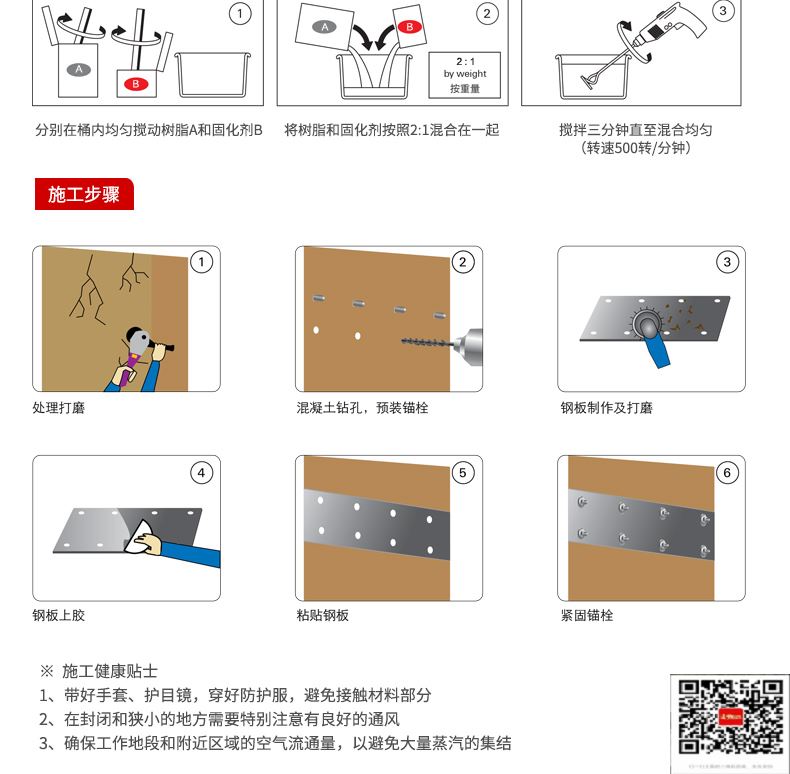 包钢丰顺粘钢加固施工过程